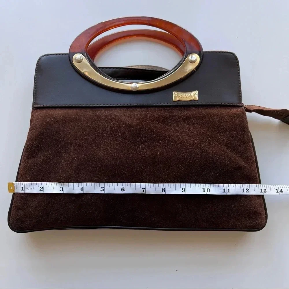 ROMA Vintage Leather Suede Handbag